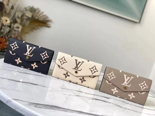 LOUIS VUITTON 19.5 X 10.5 X 2.5CM CHAIN MONOGRAM EMPREINTE WALLETS