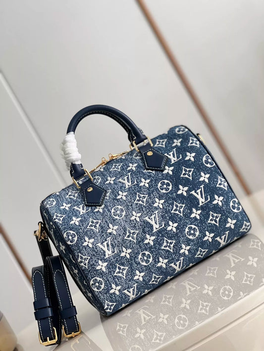 LOUIS VUITTON 25X 19 X 15CM TOP ORIGINAL SPEEDY BANDOULIERE 25 HANDBAG