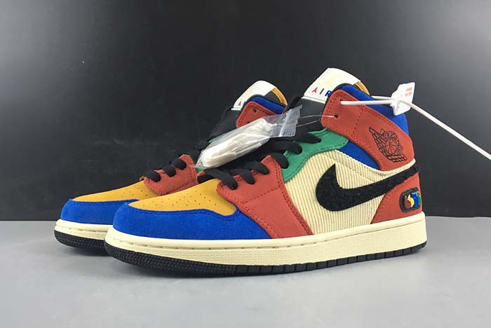 AIR JORDAN 1 MID "BLUE THE GREAT FEARLESS”