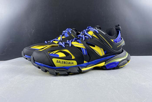 BALENCIAGA SNEAKER TESS S.GOMMA RES BI ALV/TIS EFF NUBUK/TIS ENOIR/ROYAL JAUNE