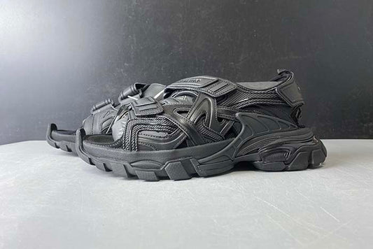 BALENCIAGA TRACK SANDAL "TRIPLE BLACK"