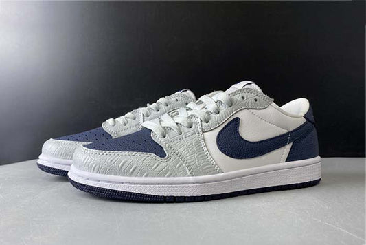AIR JORDAN 1 LOW "GREY NAVY"
