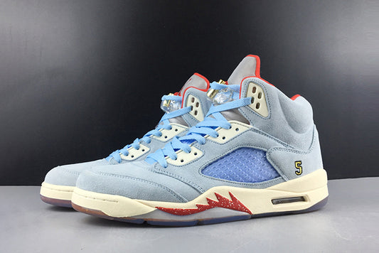 AIR JORDAN 5 RETRO "TROPHY ROOM ICE BLUE"