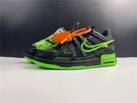NIKE AIR RUBBER DUNK OFF-WHITE "GREEN STRIKE"