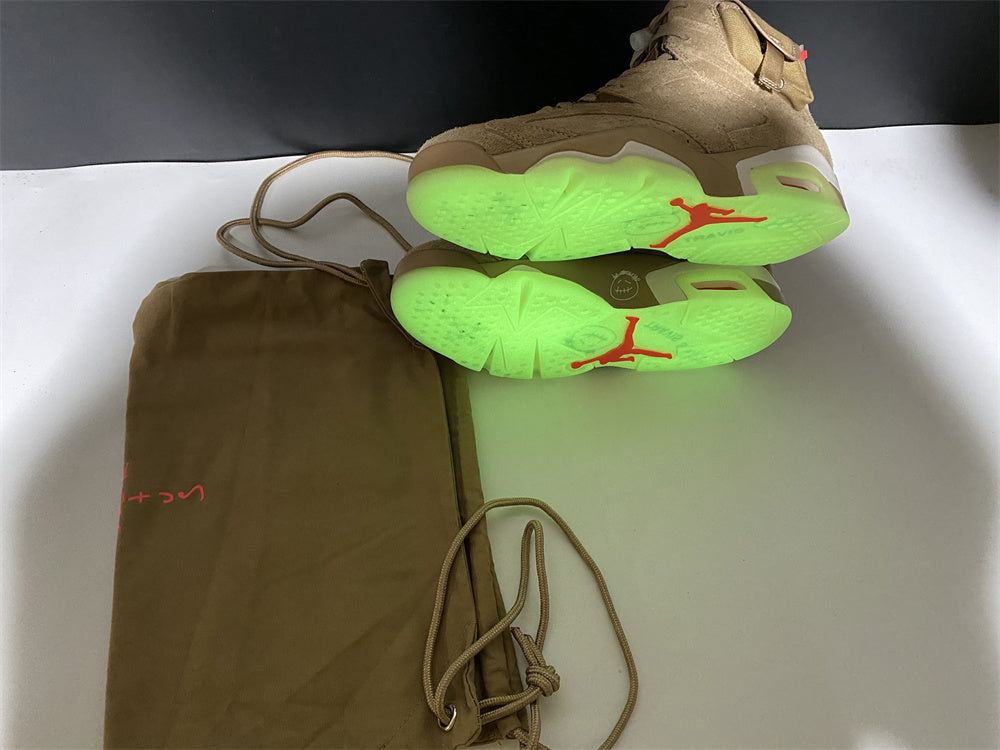 AIR JORDAN 6 RETRO "TRAVIS SCOTT BRITISH KHAKI"