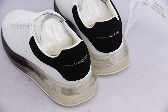 ALEXANDER MCQUEEN OVERSIZED BLACK SOLE WHITE