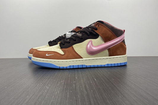 NIKE DUNK MID SOCIAL STATUS FREE LUNCH CHOCOLATE MILK