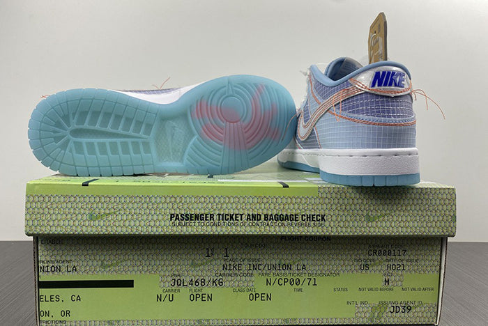 NIKE DUNK LOW UNION PASSPORT PACK BLUE
