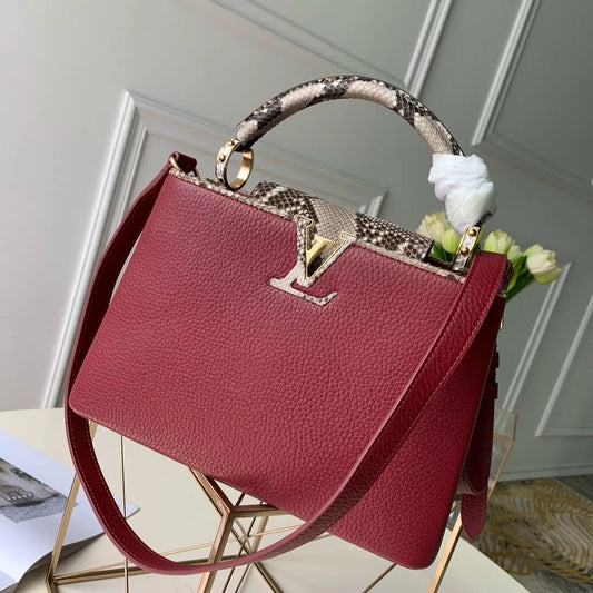 LOUIS VUITTON 27.0 X 18.0 X 9.0 CM 31.5X 20.0X 11.0CM CAPUCINES BB BAG