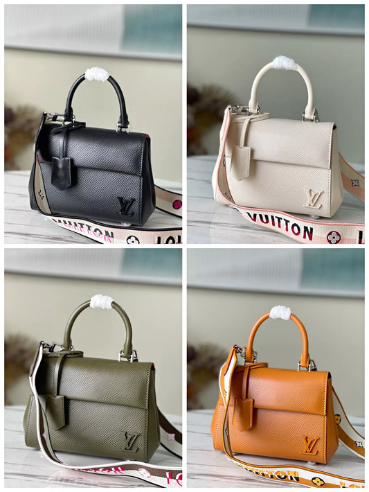 LOUIS VUITTON 20*16*7.5CM CLUNY MINI HANDBAG, EPI LEATHER