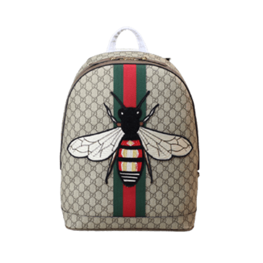 GUCCI GG BACKPACK WITH BEE