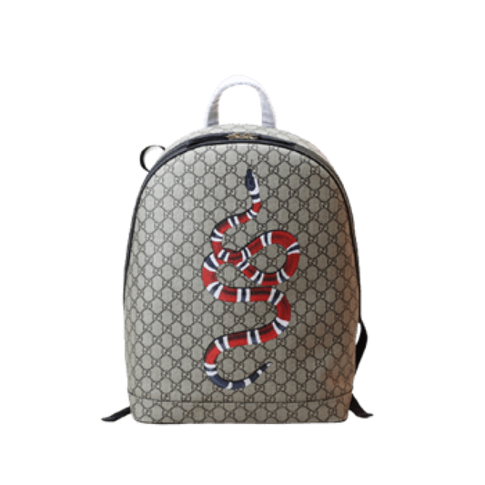 GUCCI GG BACKPACK WITH SNAKE
