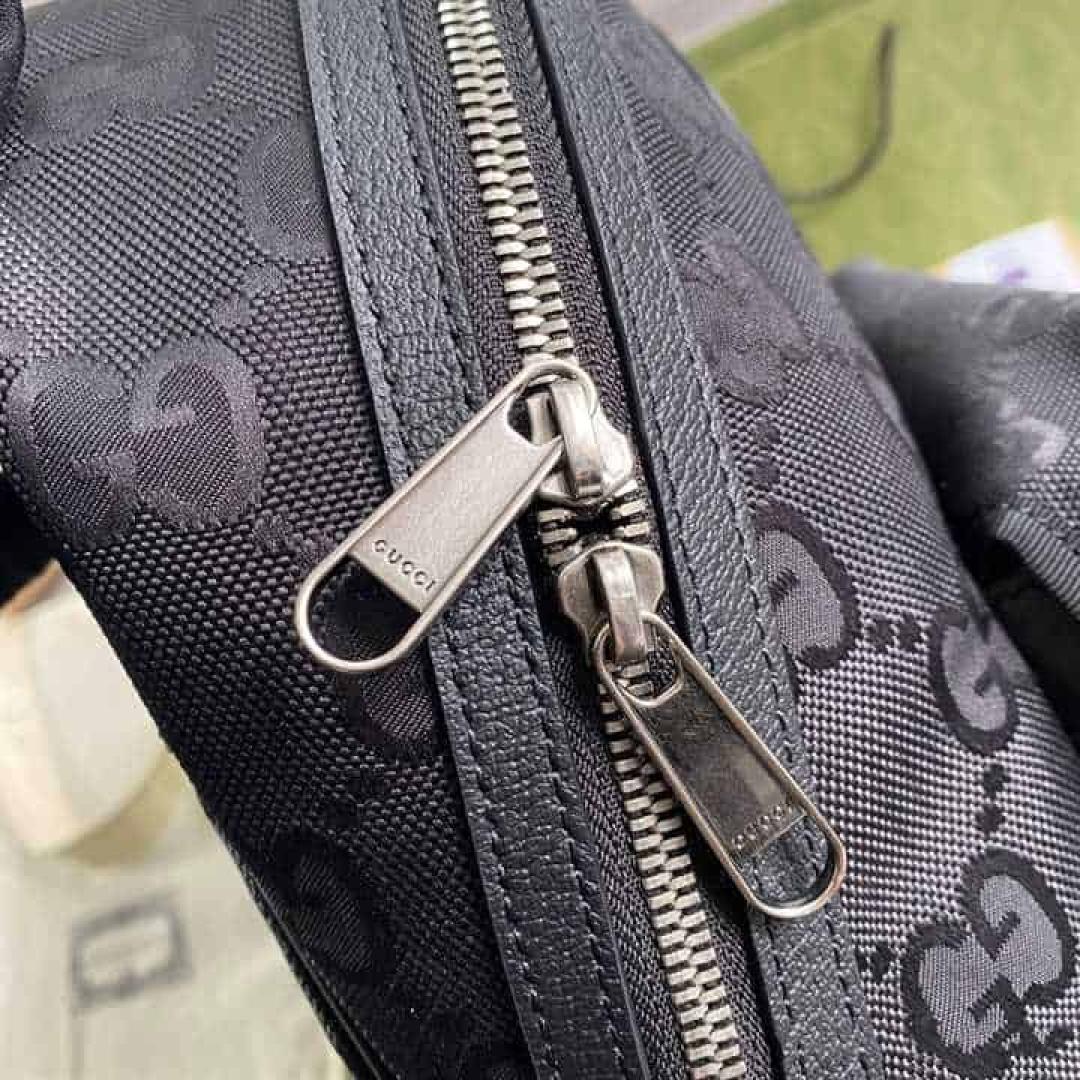 GUCCI OFF THE GRID BACKPACK BLACK GG NYLON