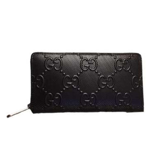 GUCCI SIGNATURE ZIP AROUND WALLET