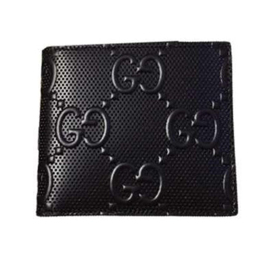 GUCCI MEN'S EBAY BLACK GG EMBOSSED LEATHER WALLET