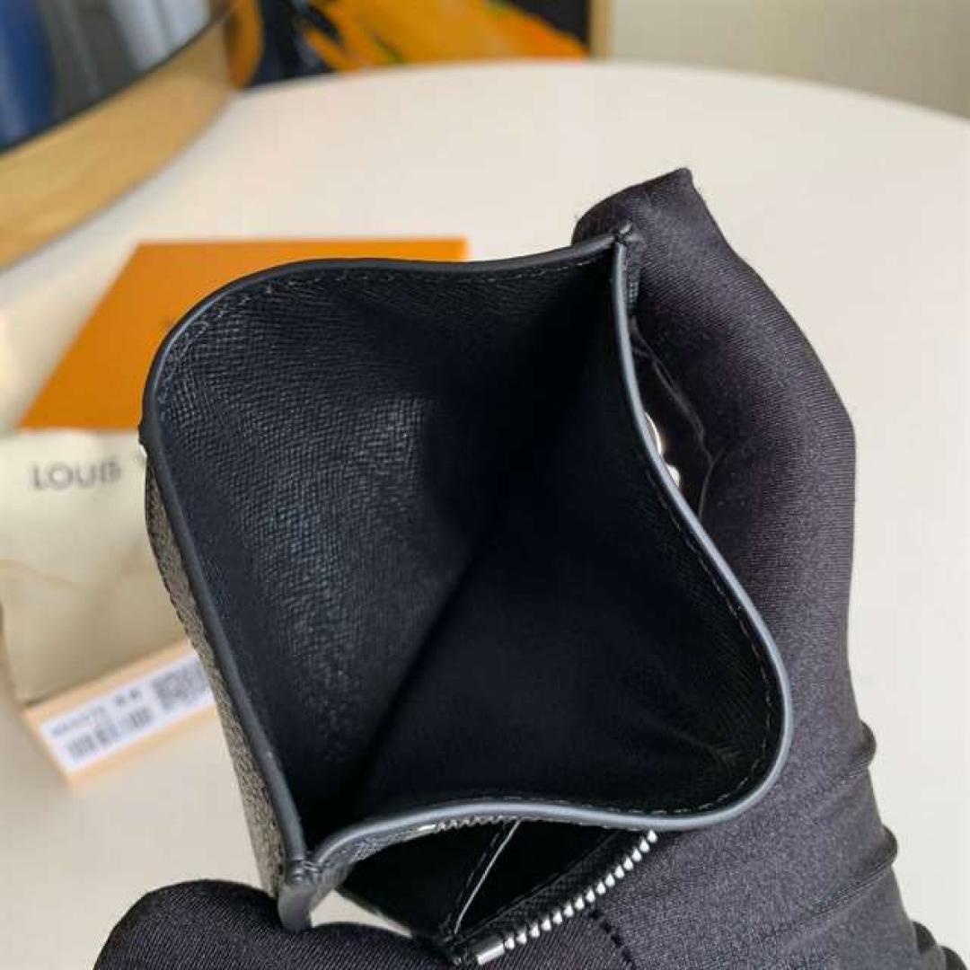 LOUIS VUITTON ID CARD HOLDER DAMIER GRAPHITE CANVAS