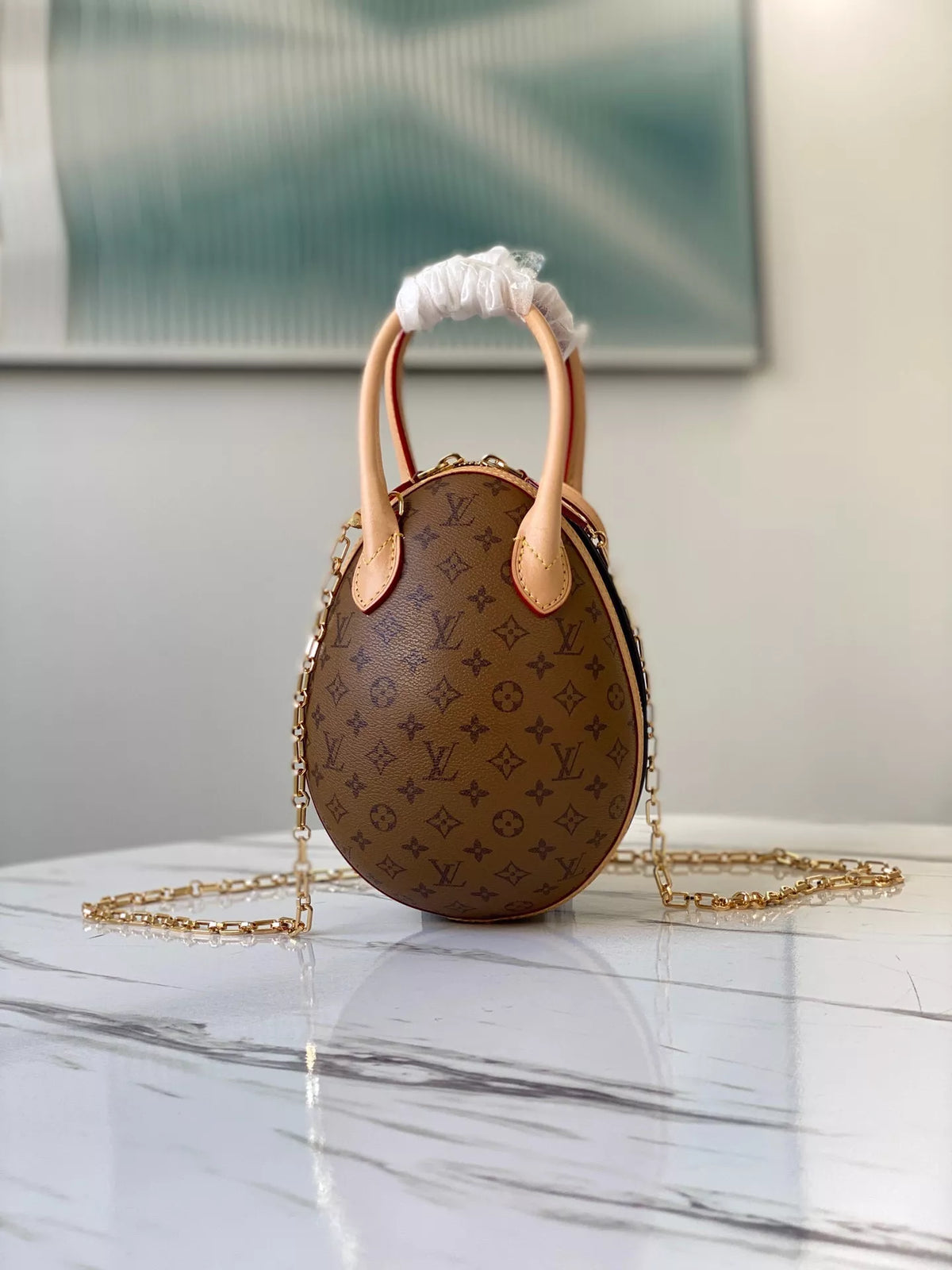 LOUIS VUITTON 20.0 X 12.0 X 12.0 CM EGG VVN