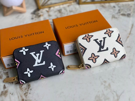 LOUIS VUITTON 11*8*2.5CM ROSALIE SMALL PURSE ZIPPY 19.5*10.5*2.5CM BIG ZIPPY