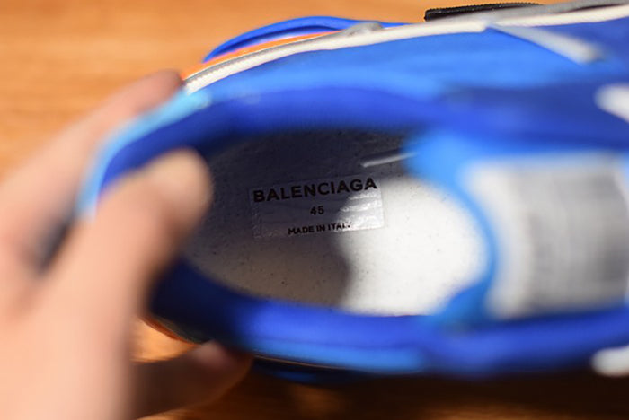 BALENCIAGA TRIPLE S BLUE ORANGE