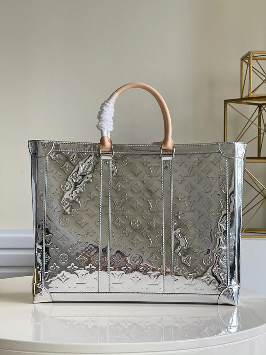 LOUIS VUITTON PORTE DOCUMENTS VOYAGE MONOGRAM VERNIS MIRRO MIRRO SAC PLAT 45X36X13CM