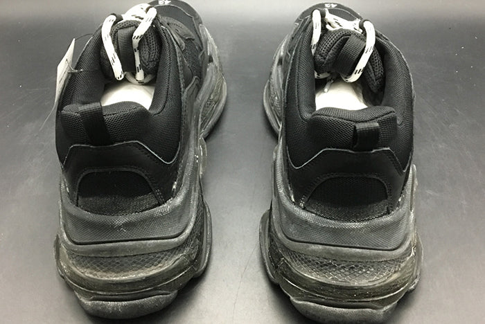 BALENCIAGA TRIPLE S TRAINER 'CLEAR SOLE' - BALENCIAGA -BLACK