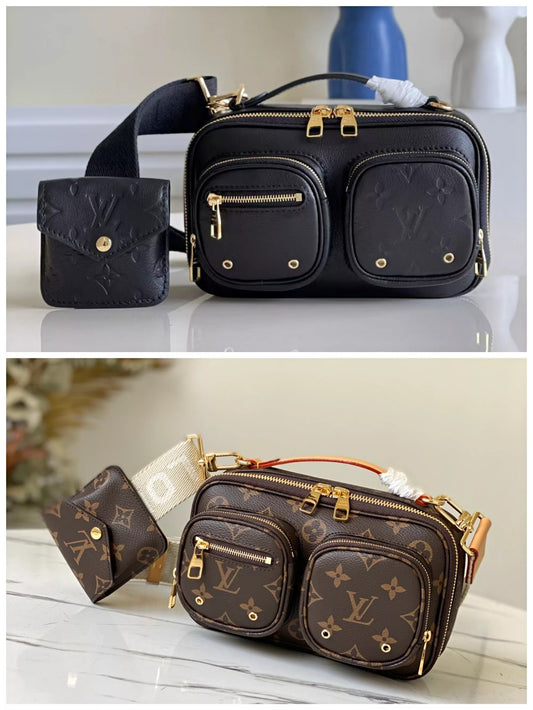 LOUIS VUITTON 18*11*10CM UTILITY CROSSBODY HANDBAG CAMERA BAG