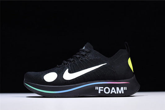 NIKE X OFF-WHITE ZOOM FLY MERCURIAL FLYKNIT BLACK MENS