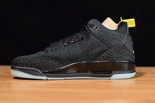 AIR JORDAN 3 "FLYKNIT BLACK"