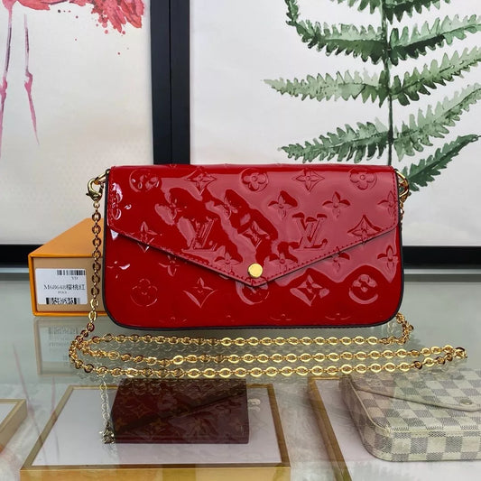LOUIS VUITTON 21.0X 12.0X 3.0CM MONOGRAM EMPREINTE POCHETTE FÉLICIE