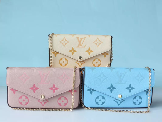 LOUIS VUITTON 21X12X3CM BY THE POOL FÉLICIE POCHETTE
