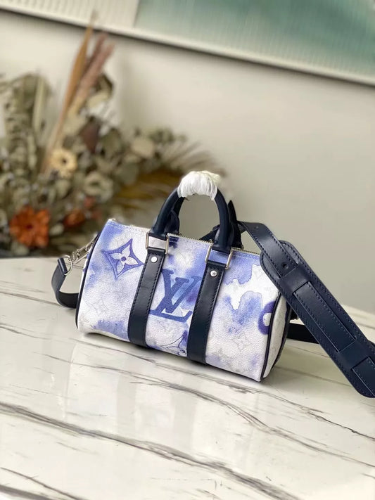 LOUIS VUITTON 21X12X9CM KEEPALL XS LV HAND BAGS