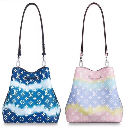 LOUIS VUITTON 26.0 X 26.0 X 17.5 CM ESCALE NÉONOÉ MONOGRAM BUCKET BAG