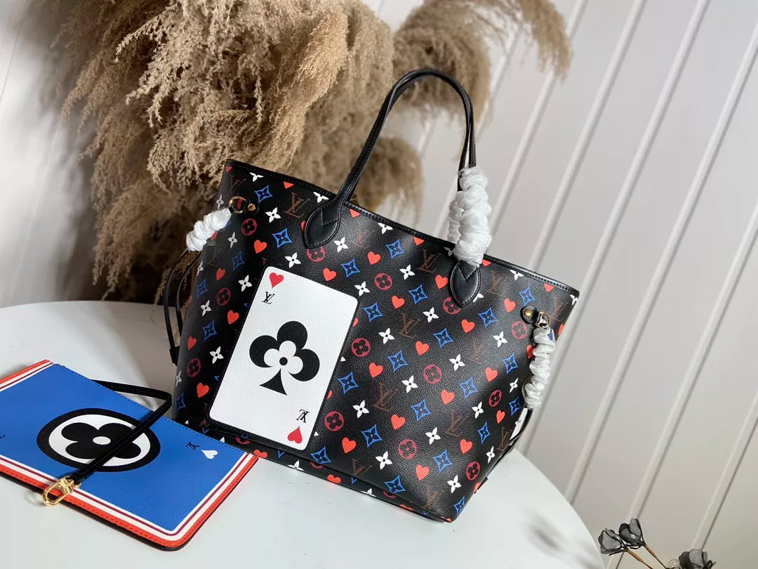 LOUIS VUITTON 31 X 28 X 14 CM MM NEVERFULL GAME ON MONOGRAM