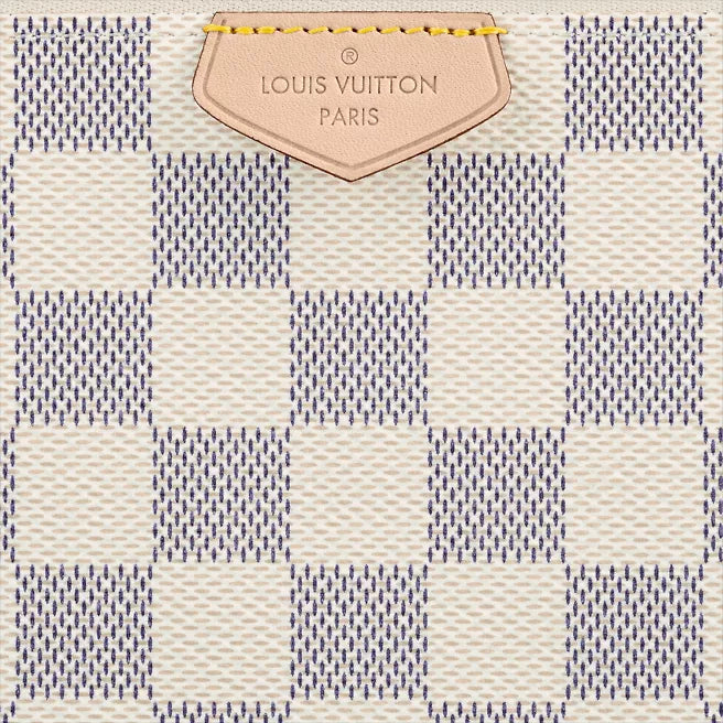 LOUIS VUITTON 7.9 X 4.9 X 1.2 INCH DOUBLE ZIP POCHETTE LV HAND BAGS