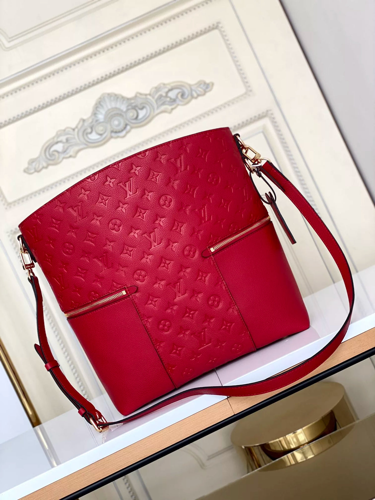 LOUIS VUITTON LU MELIE VEAU CACHEMIRE HANDLE BAG 31.0×12.0×33.0CM 4 COLORS