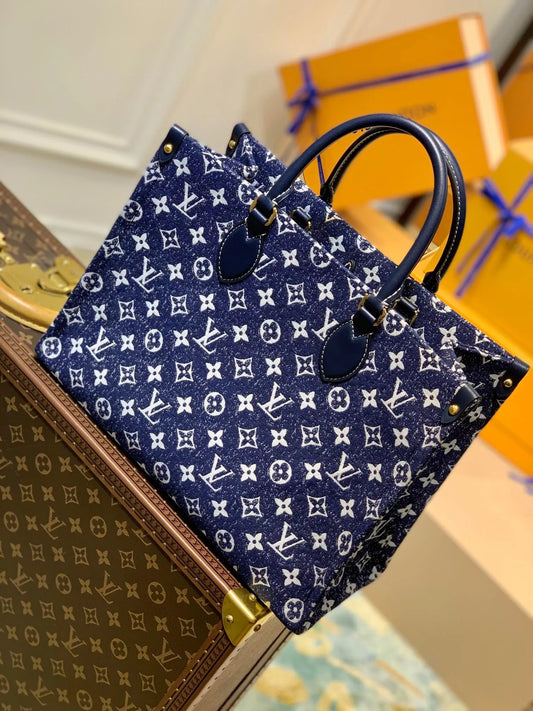 LOUIS VUITTON 35×28×15CM TOP ORIGINAL ONTHEGO HANDBAG