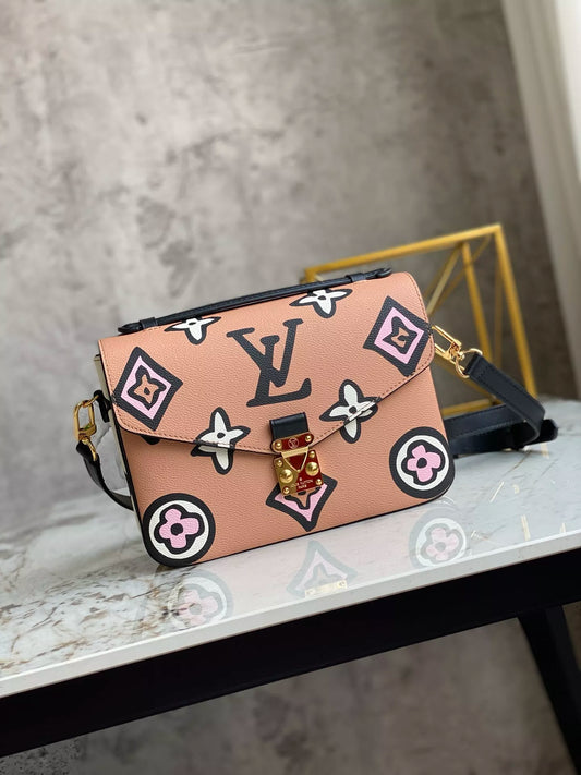 LOUIS VUITTON MONOGRAM MESSENGER MÉTIS BAG 25 X 19 X 9 CM