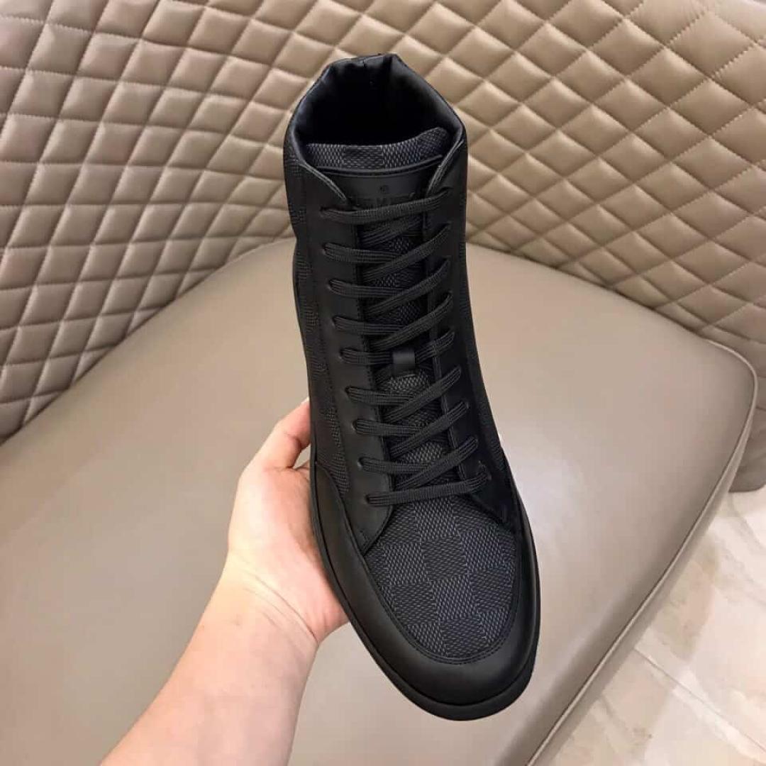 LOUIS VUITTON OFFSHORE HIGH TOP SNEAKER 'BLACK'