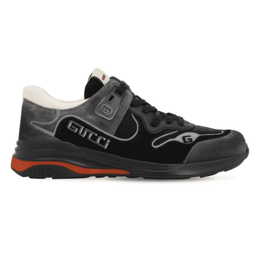 GUCCI ULTRAPACE G-LINE SUEDE & MESH SNEAKERS