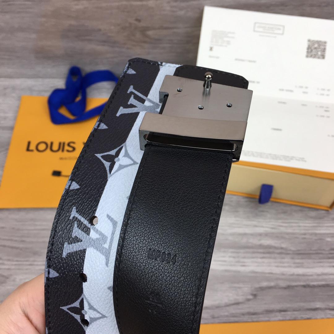 LOUIS VUITTON BELT INITIALES MONOGRAM E.CLIPSE SPLIT OUTDOOR BELT
