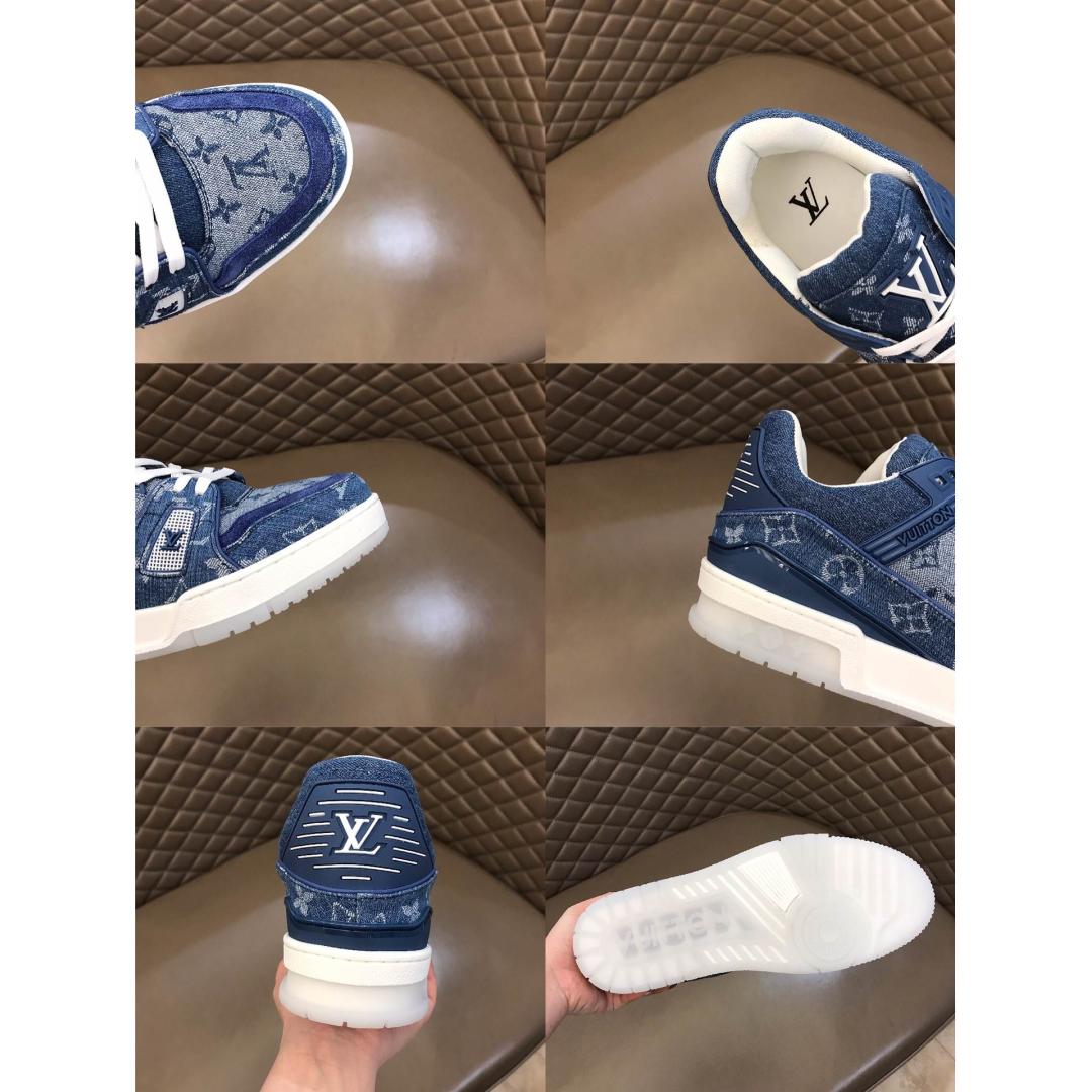 VIRGIL ABLOH WRAPS LOUIS VUITTON 408 SNEAKER IN DENIM