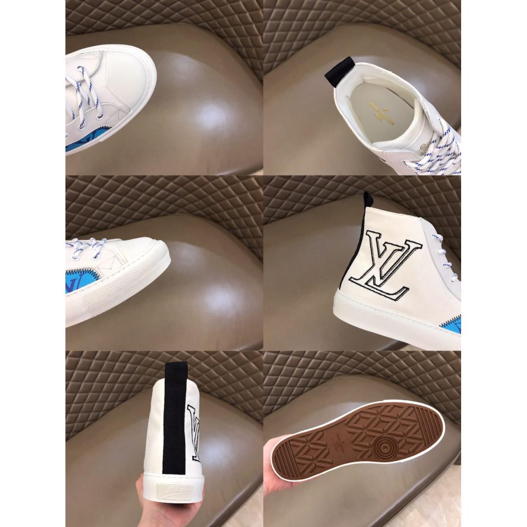 LOUIS VUITTON TATTOO HIGH TOP WHITE SNEAKER