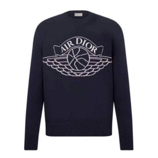 DIOR X JORDAN WINGS SWEATER NAVY