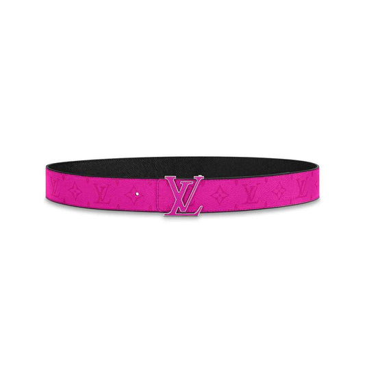 LOUIS VUITTON INITIALES 40MM REVERSIBLE BELT PINK