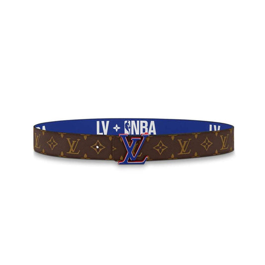 LOUIS VUITTON X NBA 3 STEPS 40MM REVERSIBLE MONOGRAM CANVAS BELT