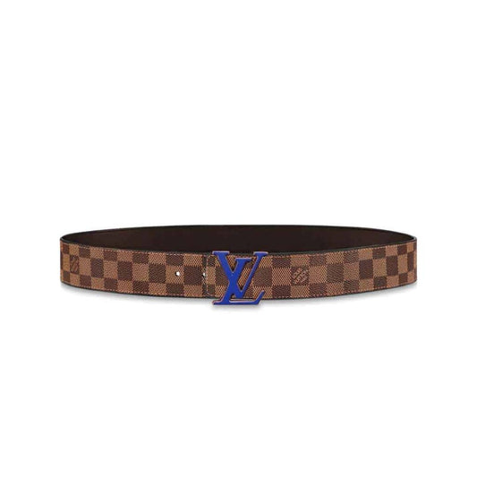 LOUIS VUITTON INITIALES 40MM REVERSIBLE DAMIER EBENE CANVAS BELT
