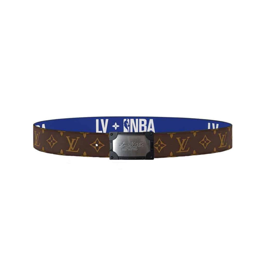 LOUIS VUITTON X NBA Monogram 40mm LV 3 Steps Reversible Belt 100