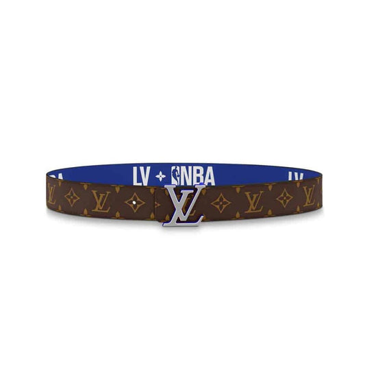 LOUIS VUITTON X NBA 3 STEPS 40MM REVERSIBLE MONOGRAM CANVAS BELT