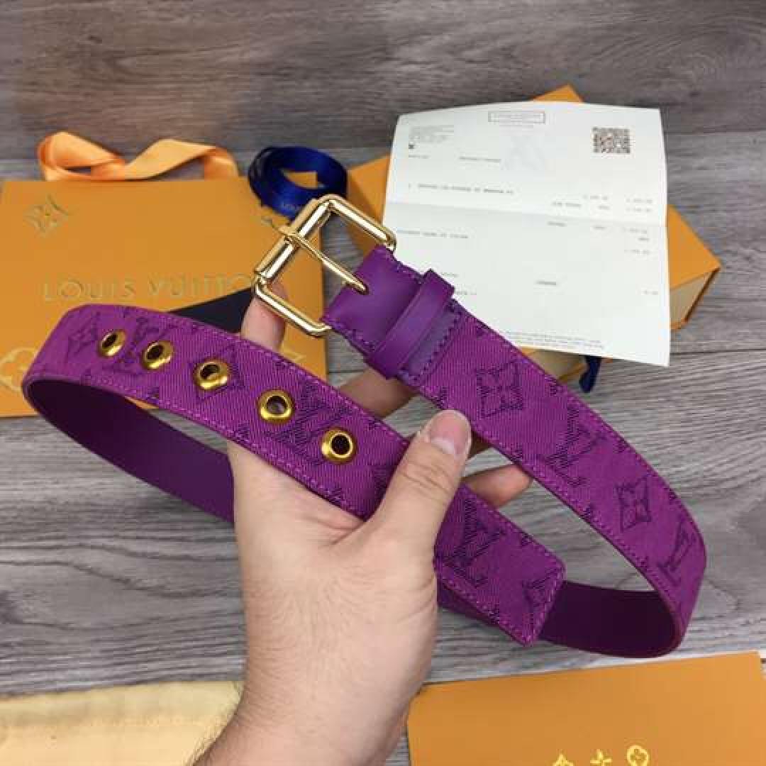 LV SIGNATURE 35MM BELT
