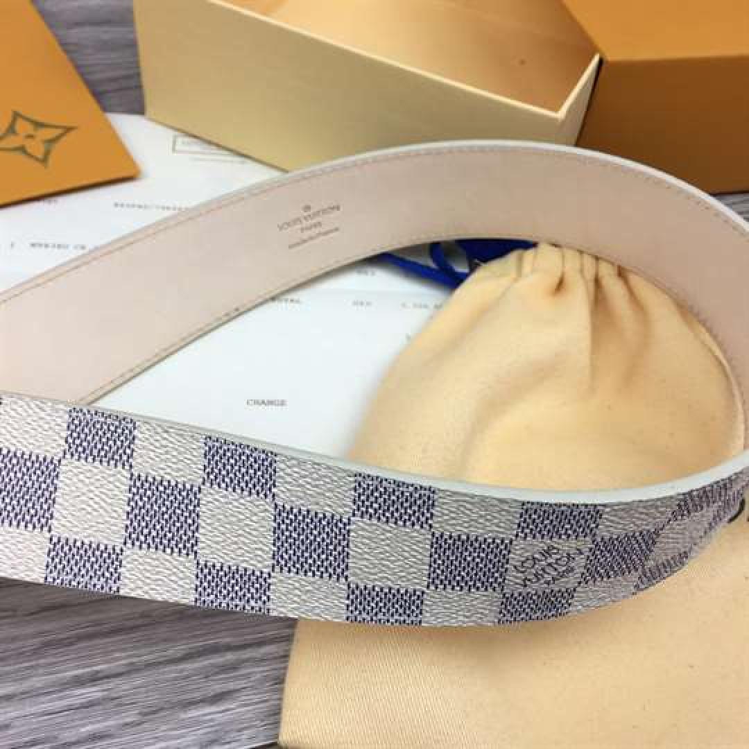 LV INITIALES DAMIER BELT